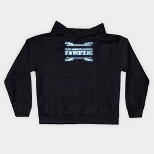 The Way I Handle A Car Is An Expression... Kids Hoodie